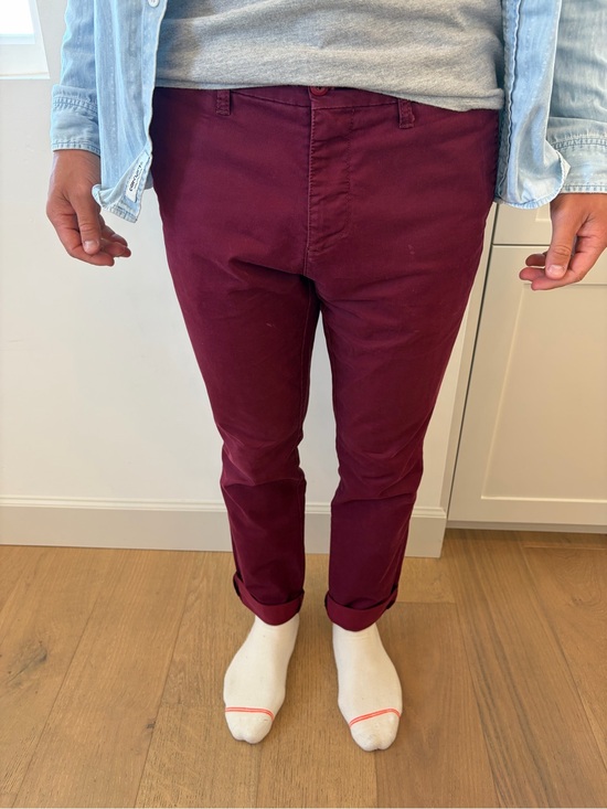 Carhartt Other - Carhartt Men's Slim Fit Burgundy Sid Chino Pants 34 x 32